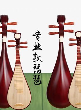儿童琵琶乐器儿童专业演奏琵琶微调机械轴不划轴微调调音准确
