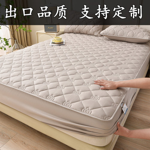 防滑席梦思保护套加厚夹棉床笠