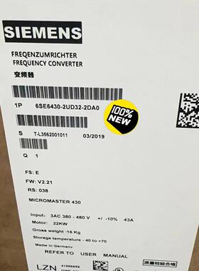 6SE6430-2UD32-2DA0 2DB0 MM430工控变频器议价维修