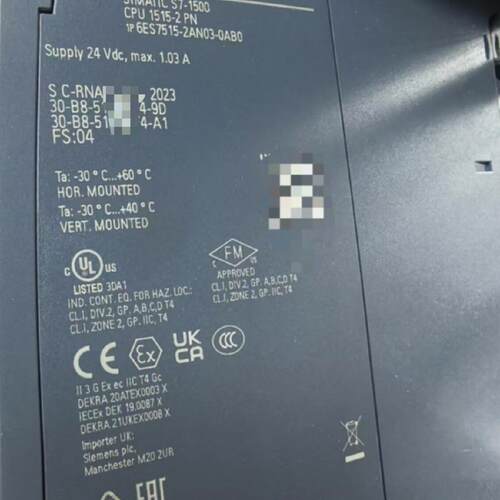 6ES7515-2AN03-0AB0 CPU模块 工控自动化可编程控制组件议价维修