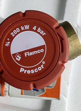 Prescor 3/4 200kW 4bar 安全阀 Flamco工业压力阀议价维修