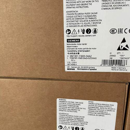 3RK1301-1FB00-0AA2 DS1-x 电动机起动器 工业工控配件议价维修