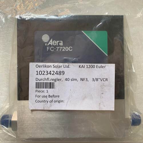 FC-7720C Aera气体流量计 40slm NF3 3/8VCR议价维修