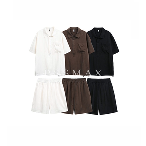 PSSMAX夏季宽松休闲百搭套装男