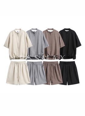 PSSMAX夏季新款宽松时尚套装男款