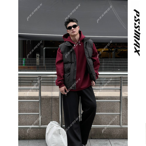 PSSMAX胖俗俗美式重磅连帽卫衣