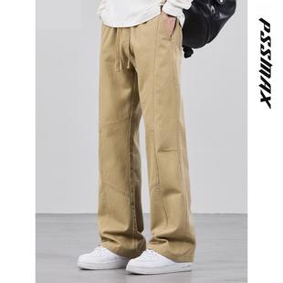 百搭潮流宽松休闲裤 胖俗俗 2025秋冬新款 高街vibe长裤 PSSMAX