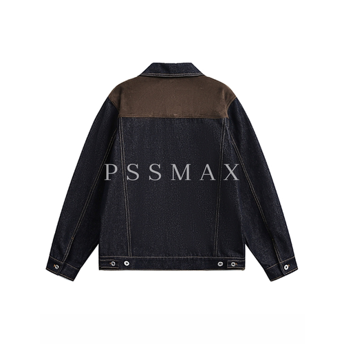 PSSMAX复古牛仔外套男