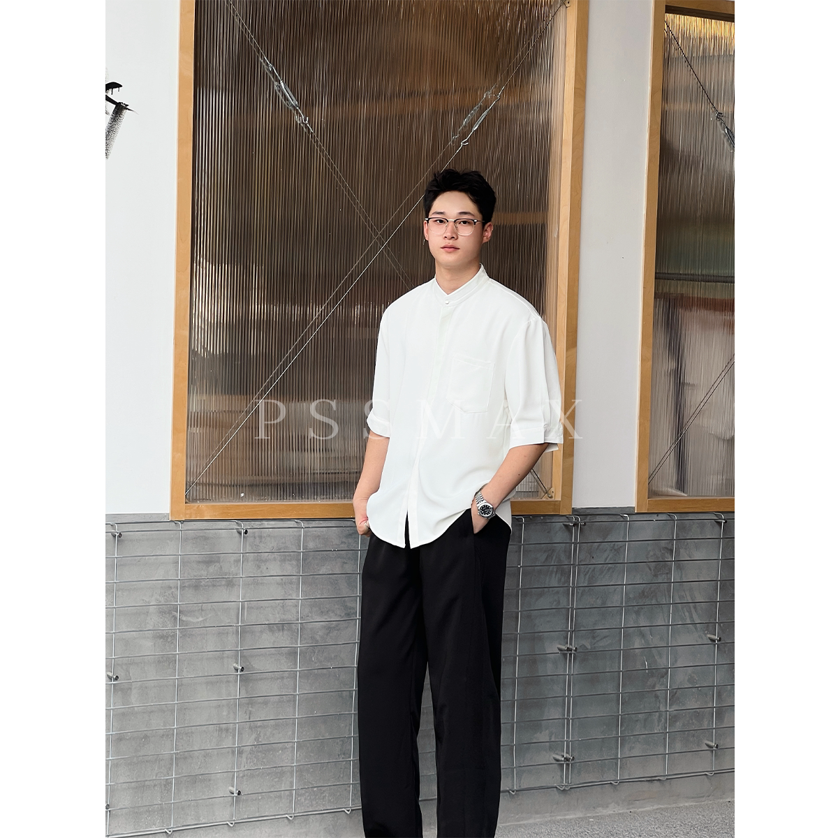PSSMAX新款夏季短袖休闲裤套装男图片