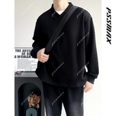 现货 胖俗俗 PSSMAX V型交领 2026百搭简约宽松显瘦潮流卫衣