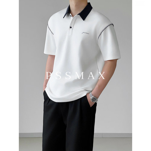 PSSMAX新款夏宽松休闲短袖T恤男