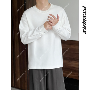 【春节不打烊】胖俗俗PSSMAX【针织拼接领口】2026冬百搭显瘦卫衣