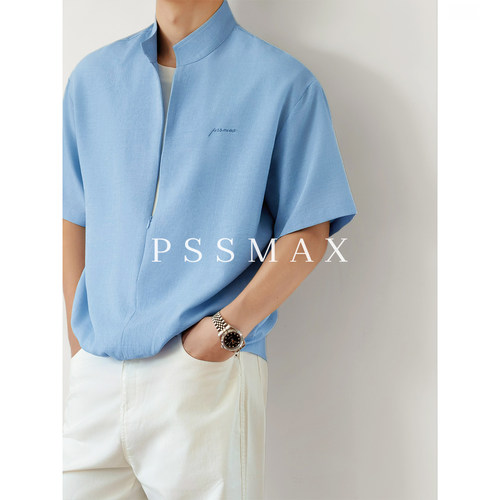 PSSMAX夏季宽松休闲短袖T恤男款