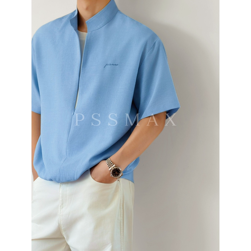PSSMAX夏季宽松休闲短袖T恤男款