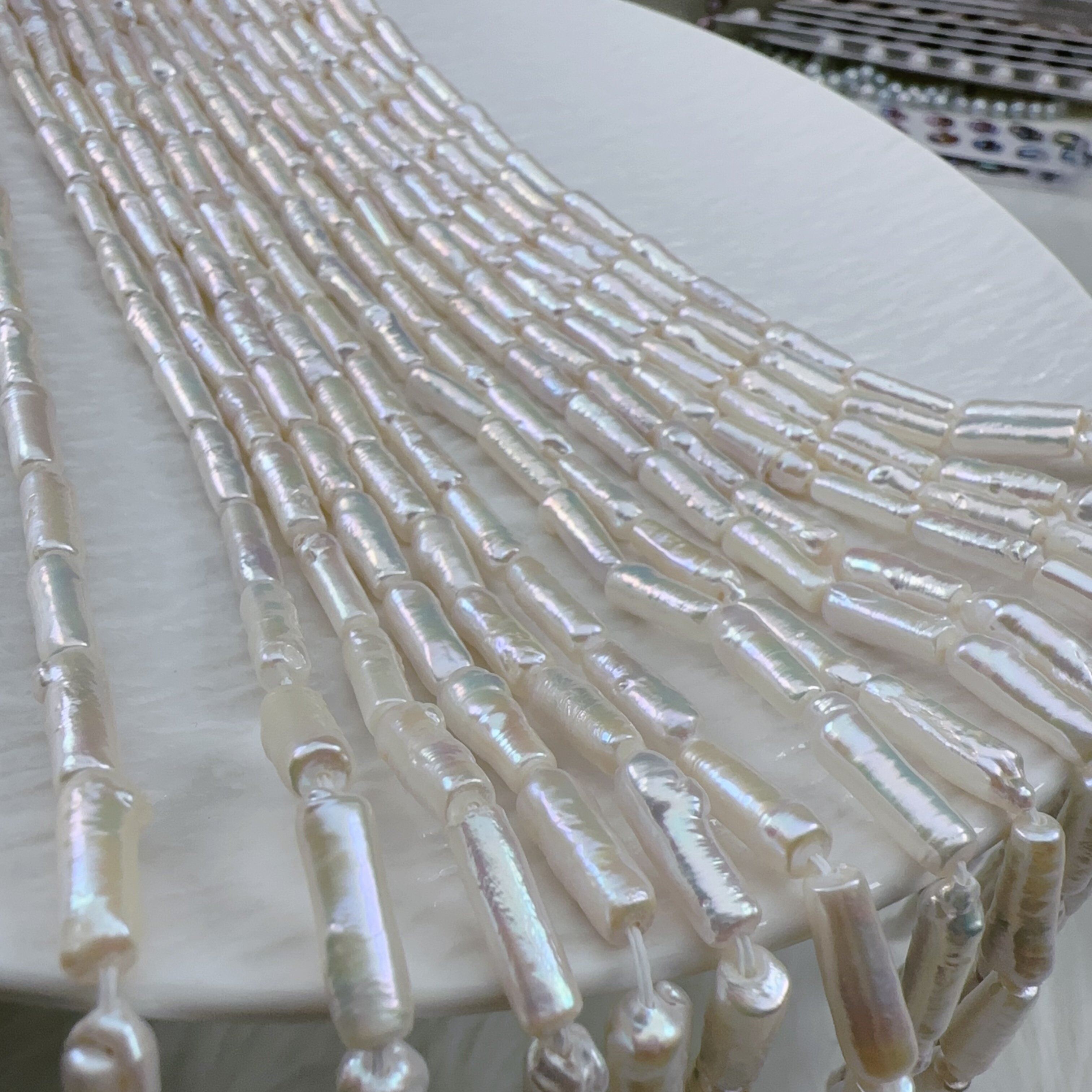 天然强光竹节串链半成品diy手工,珠宝/钻石/翡翠,裸珠,淘宝优惠券,粉丝福利购,淘宝优惠卷