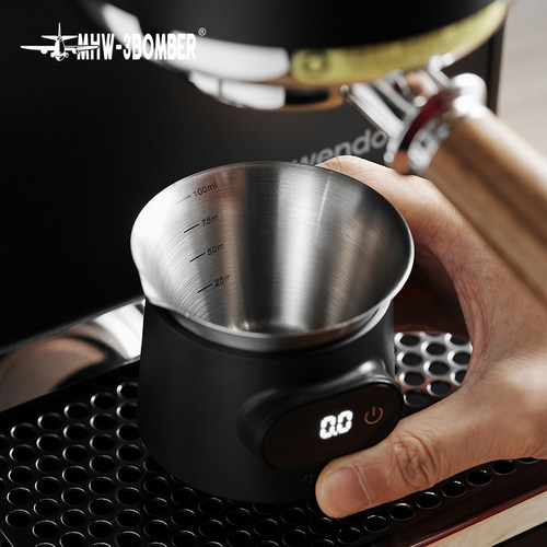MHW轰炸机ESP电子秤意式咖啡称豆迷你机身高精度专属量杯精准称重