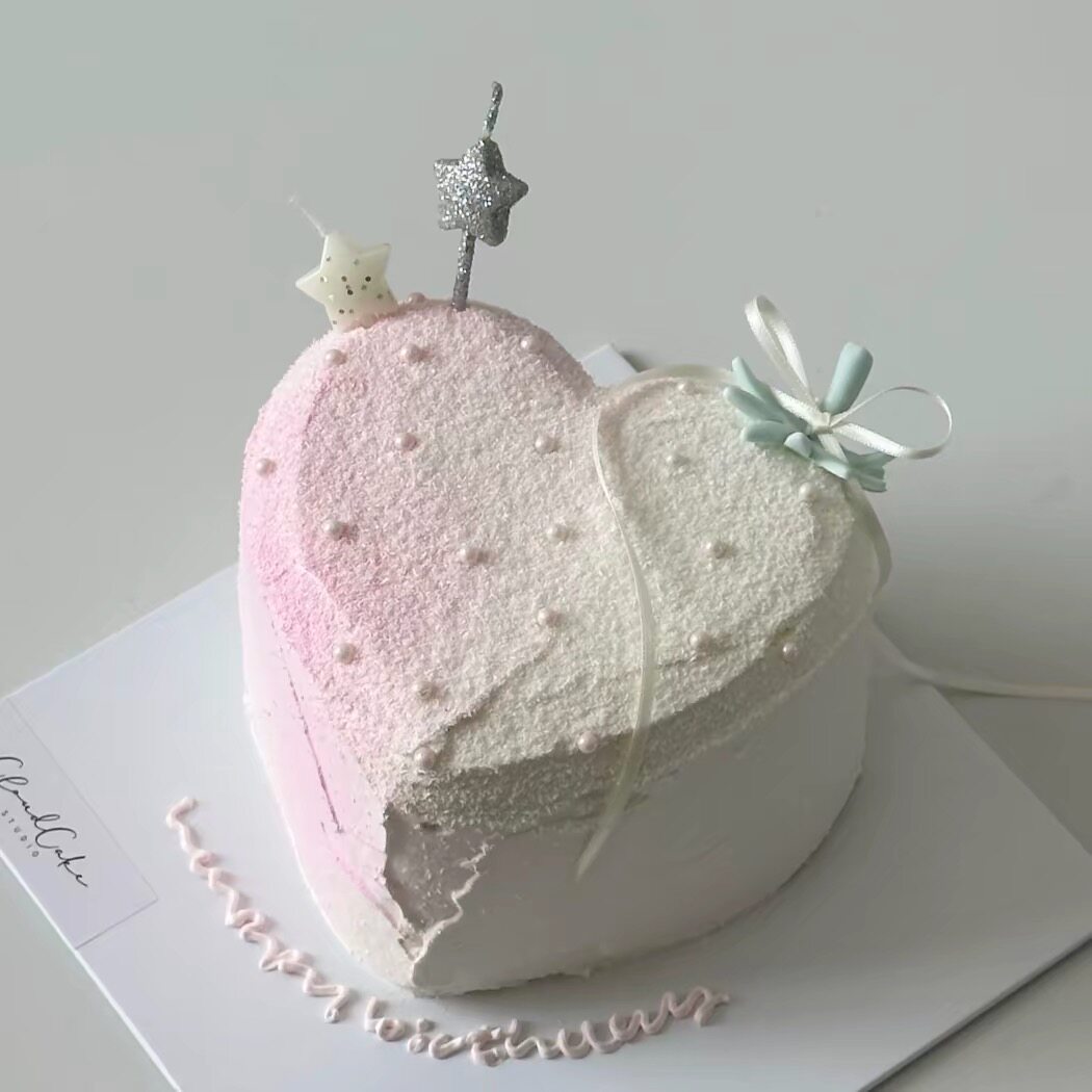 网红简约蛋糕装饰闪粉星星五角星蜡烛插件女神女生生日烘焙插件款