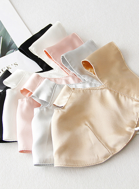 100%真丝日系防晒面罩睡眠护脸罩夏季防紫外线桑蚕丝防油烟面纱女