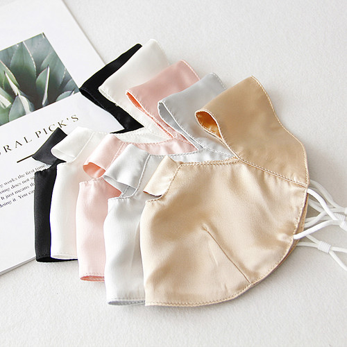 防晒面罩桑蚕丝睡眠日系女夏季