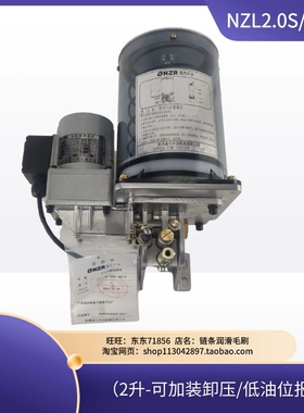 北京精雕机自动润滑泵ZRF2.0P-220V南方NZR浓油油脂润滑泵黄油泵