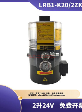 浙江流遍电动油脂润滑泵LRB1-K20/2ZK III黄浓油润滑泵24V