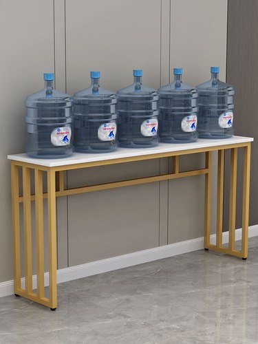 新中式玄关置物架轻奢家用门厅柜简易桌子靠墙长条桌小户型铁艺桌