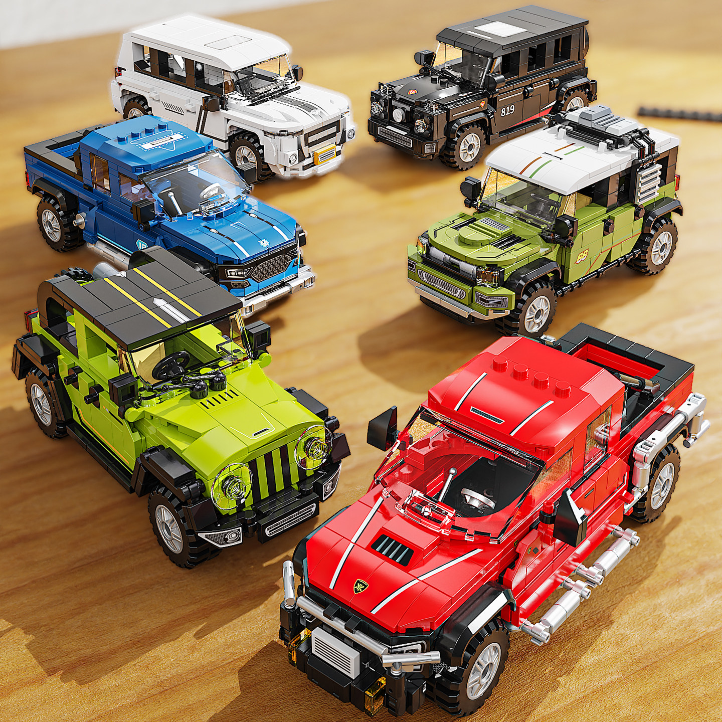 古董车系列积木跑车拼装儿童益智赛车组装模型送男孩玩具礼物摆件,玩具/童车/益智/积木/模型,普通塑料积木,淘宝优惠券,粉丝福利购,淘宝优惠卷