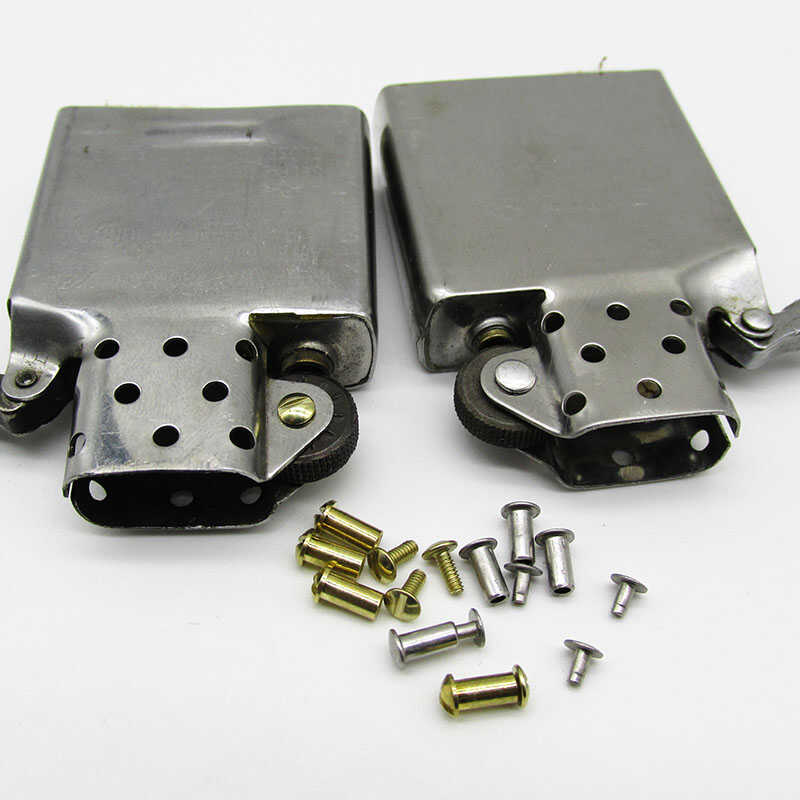 可拆卸铆钉配件黄铜煤油打火机zp