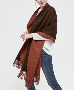 清仓处理价edinburgh羊绒披肩秋冬夏薄款遮阳纯色100％羊毛大披肩
