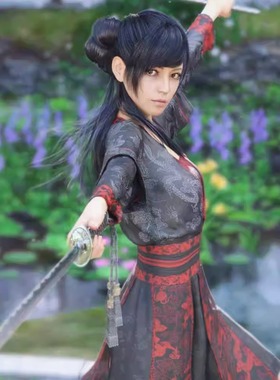 DAZ资源 dForce Hanfu Dress for G8F 亚系袍服 (仅服装) IM