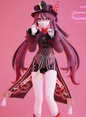 DAZ资源 HuTao For G8F , G8.1F 卡通美少女 含体型,发型,服装IM