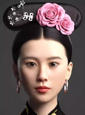 Cecilia Lau Character and Hair For G8F 古装美女体型和发型 IM