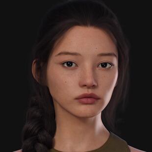 for DAZ资源 Genji Feminine 亚洲气质美女体型 Genesis