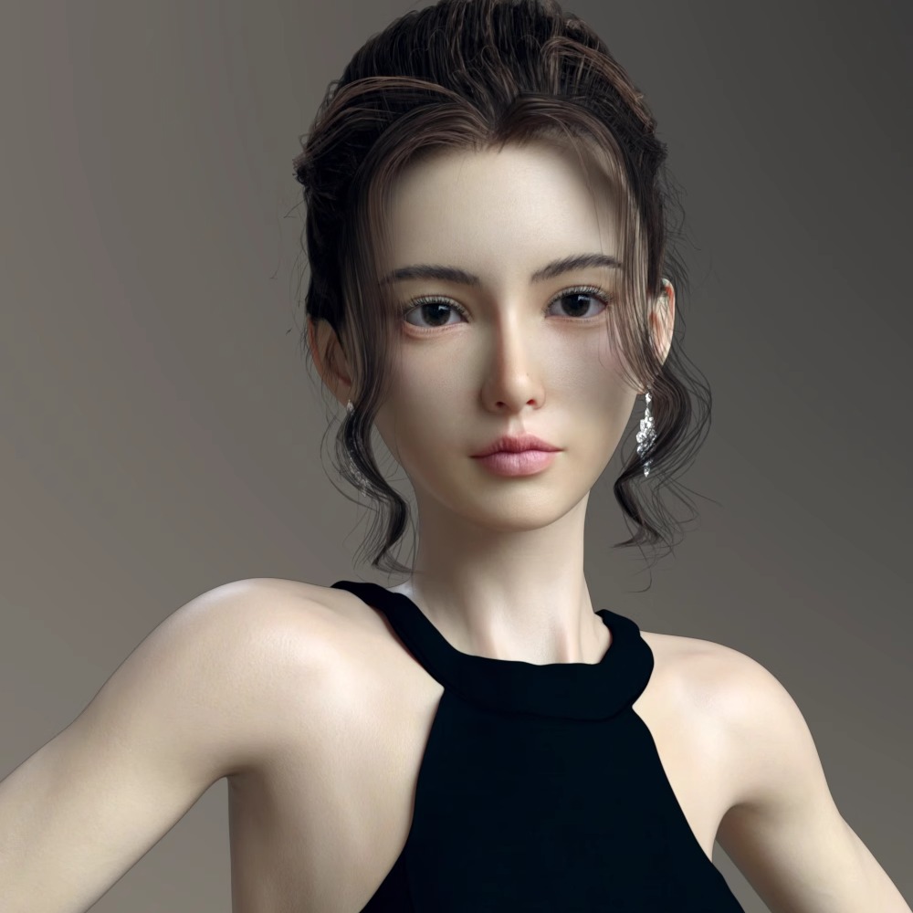 daz资源  Vo Xiao Yuan HD for G 8.1 F 亚洲美女 (仅体型) [IM]