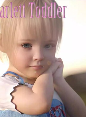 DAZ资源 Scarlett Toddler for G8 Female 幼童(仅体型) [非IM]