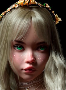 DAZ资源 Baboo for Genesis 8 and G8.1F 时髦精女童 (仅体型) IM