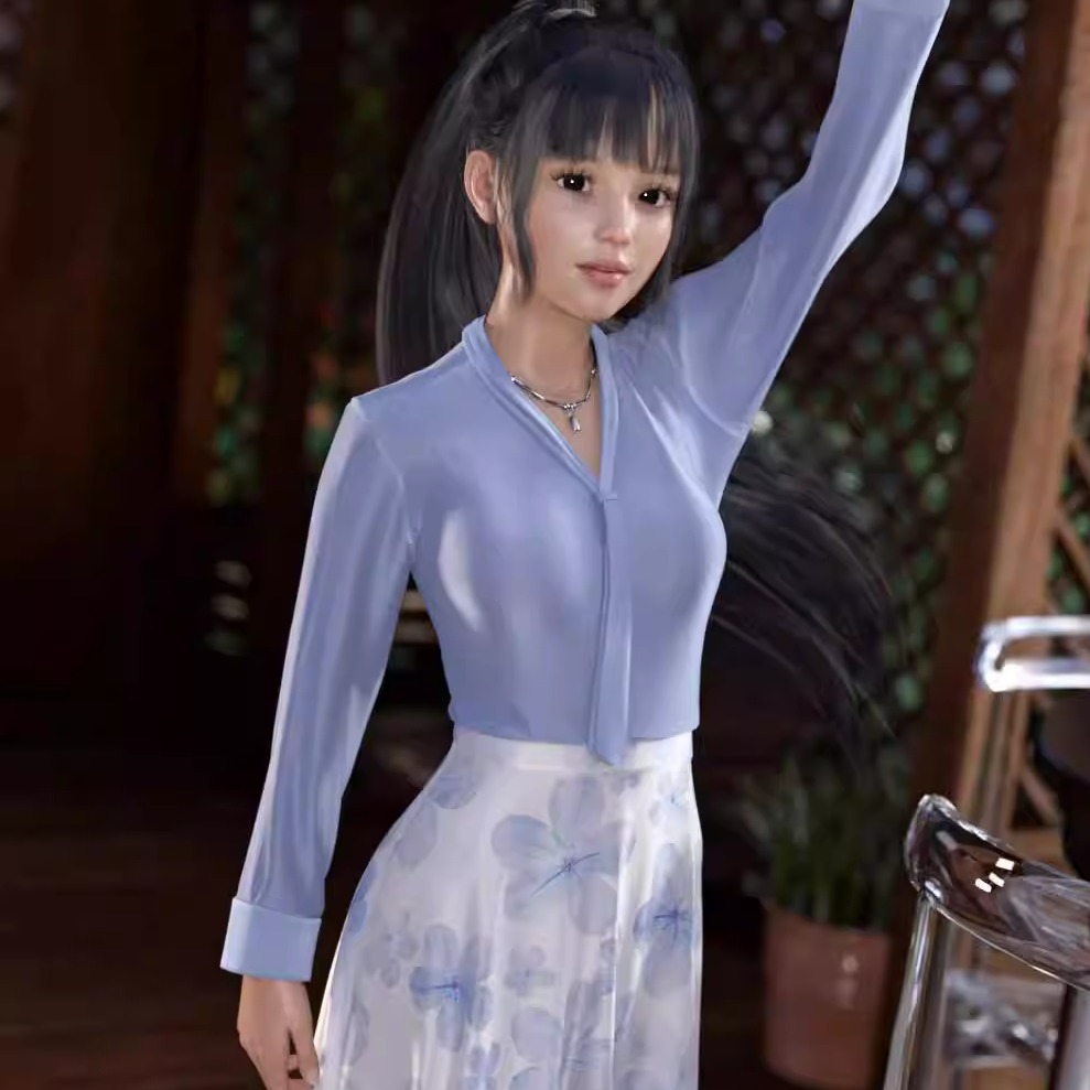 DAZ资源 dForce Sumire Outfit for G8 女性职业装(仅服装) [IM]