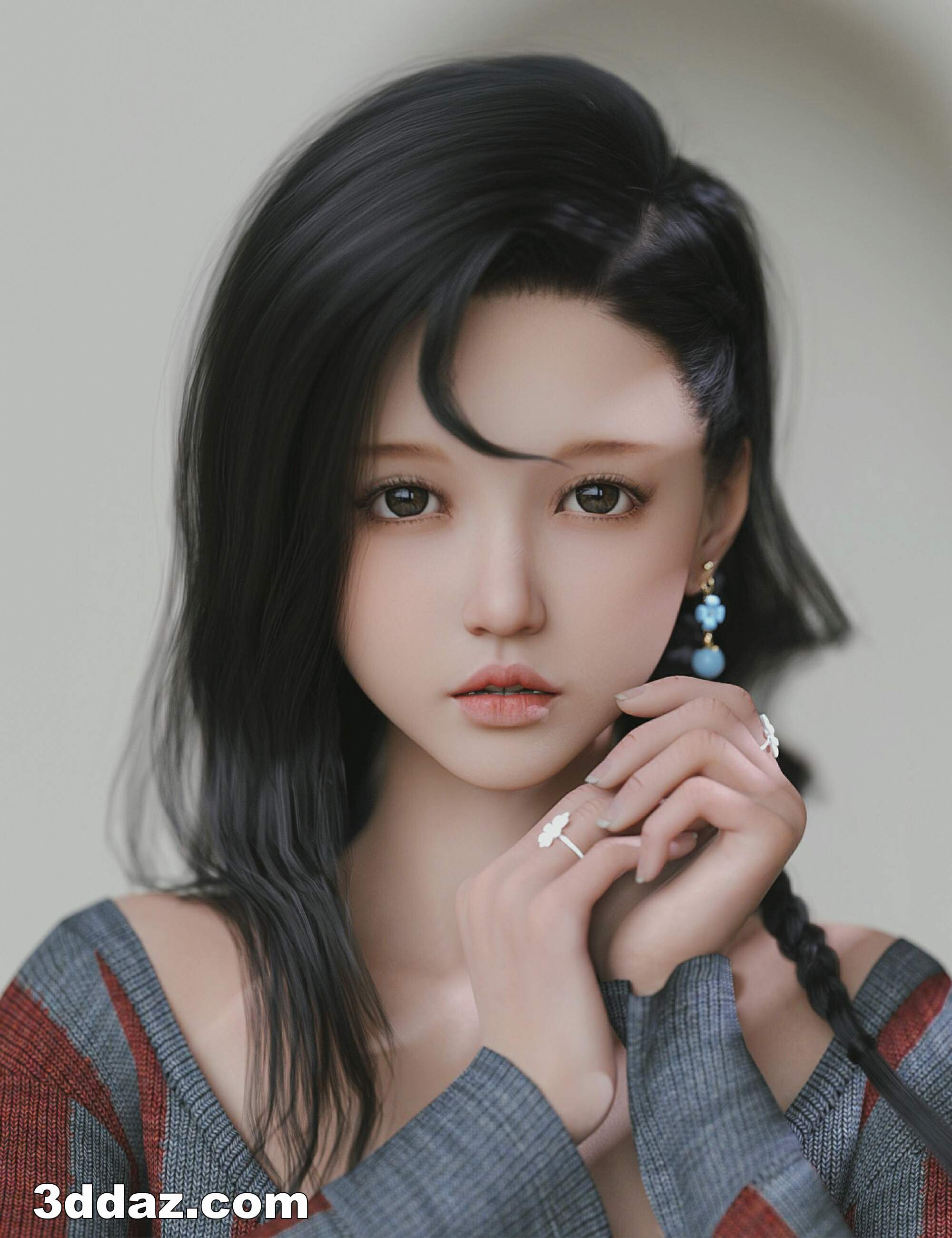 daz资源CNB DI Meral for G8.1 Female亚洲美女体型(仅体型) [IM]