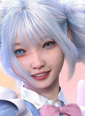 DAZ资源  CNB Rikka HD for G9F 亚洲少女  (仅体型) IM