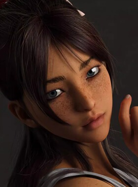 DAZ资源 Flores For Genesis 8 Female 亚洲美女 (仅体型) 非IM