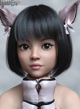 DAZ资源 SASE Kym for Genesis 8 亚洲小女孩 (仅体型) [非IM]
