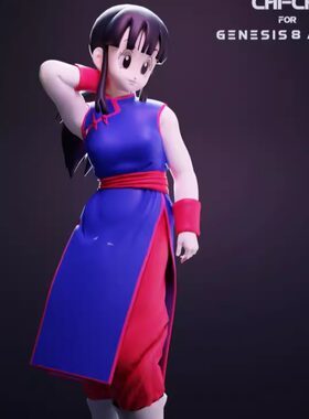 DAZ资源 Chi-Chi For G8 And 8.1卡通少女  含体型,发型,服装非IM