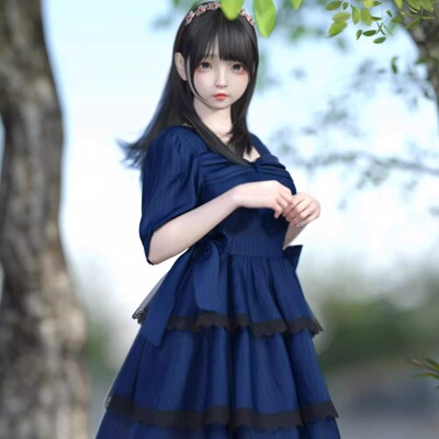 dForce SU Cute Girly Dress for G9, 8.1, 8连衣裙 (仅服装)[IM]