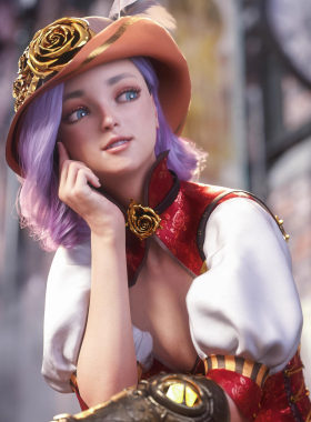 DAZ资源 Qun and Expressions for G8.1F 少女体型 (仅体型) IM
