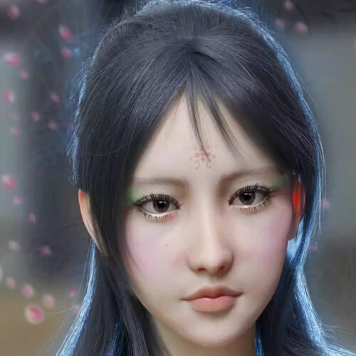 DAZ资源 Vo Diao Chan for G8.1F 亚洲清纯少女 (仅体型)[IM格式]