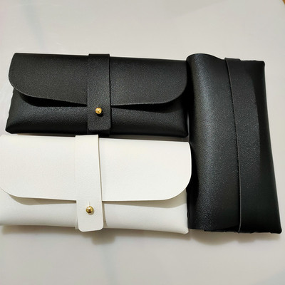 皮质太阳镜眼镜盒ins少女心复古文艺潮简约便携韩国GM墨镜盒子软