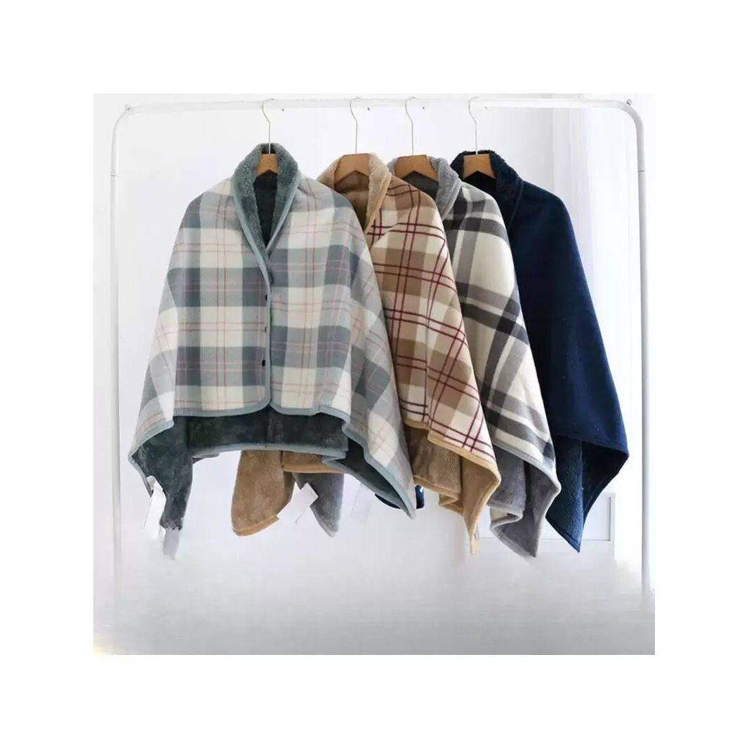 颈肩保暖披肩秋冬护颈加绒加厚斗篷披风办公室午睡多功能宝宝盖毯,居家日用,保暖披肩,淘宝优惠券,粉丝福利购,淘宝优惠卷