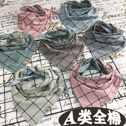 围巾男女宝宝纯棉亲子洋气