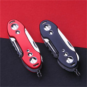 五环瑞士户外刀多功能户外便携防身折叠长款 组合工具钳随身小刀具