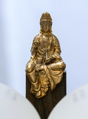 简修行观音菩萨摆件小随身佛